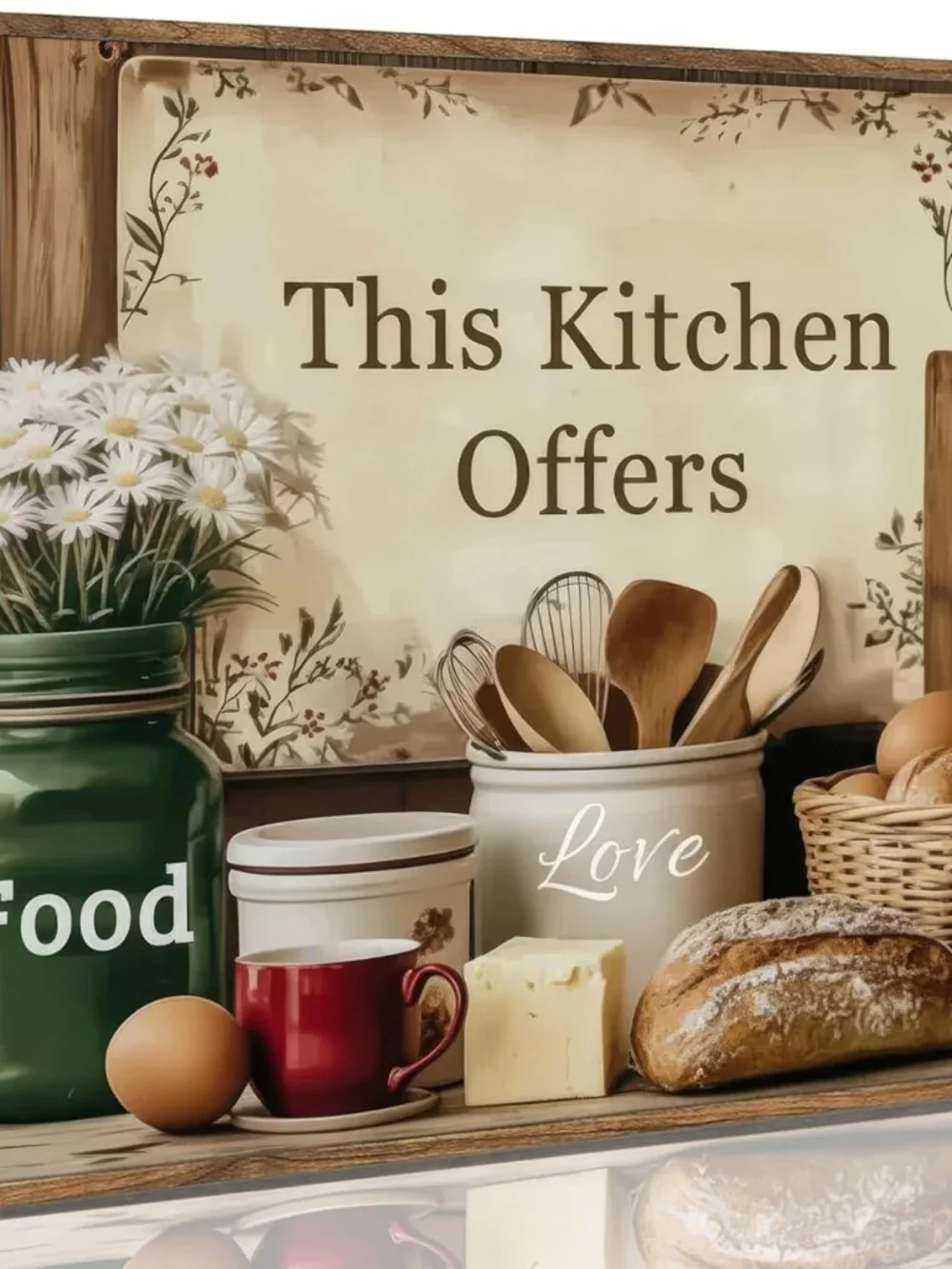 Country Kitchen Wall Art Decor